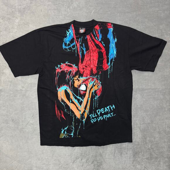 NOWT Szechuan Market Spiderman ‘Till Death Do Us Part Shirt - Picture 1 of 7